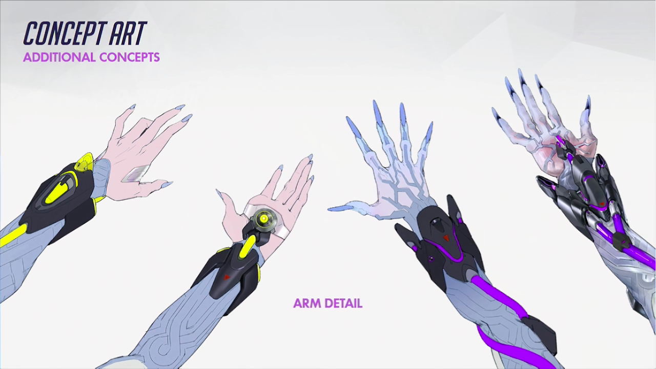jinyouo: Concept art of Moira and her skins. Don’t know why but all the female