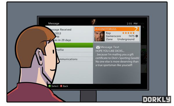 dorkly:  XBox Live in the Mirror Universe