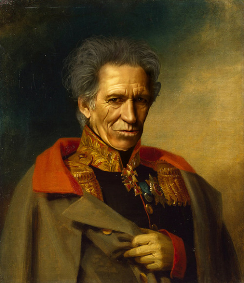 meltdownbitchleader:Celebrities as Neoclassical paintings by Replaceface, Mr. T