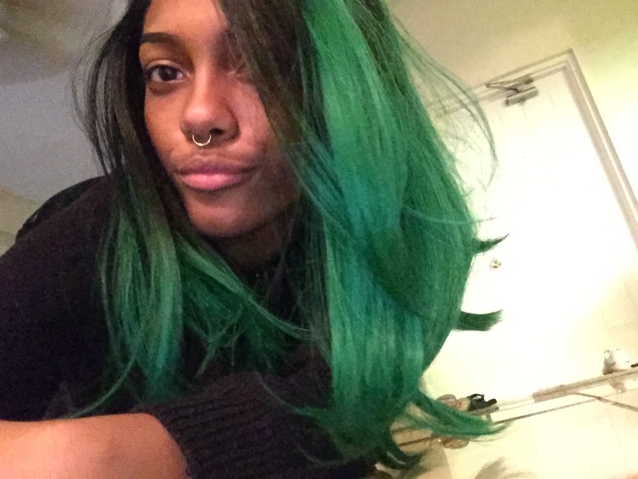 savadordali:  Me being a green haired ghoul