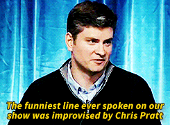 sirscottmccallmoved-blog:  I’m still really upset and angry. He did it once, the camera happened to be on him, he did it once and I think it’s the funniest joke that’s ever been on our show. - Michael Schur (x) 