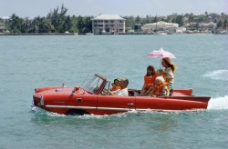 carversed:  Amphicar — photo credit to Slim Aarons 