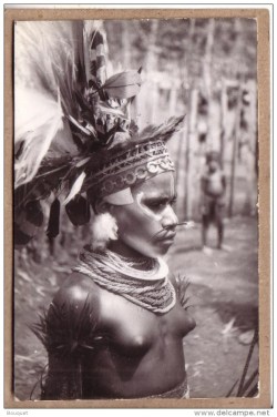 Papuan Woman, Via Delcampe.