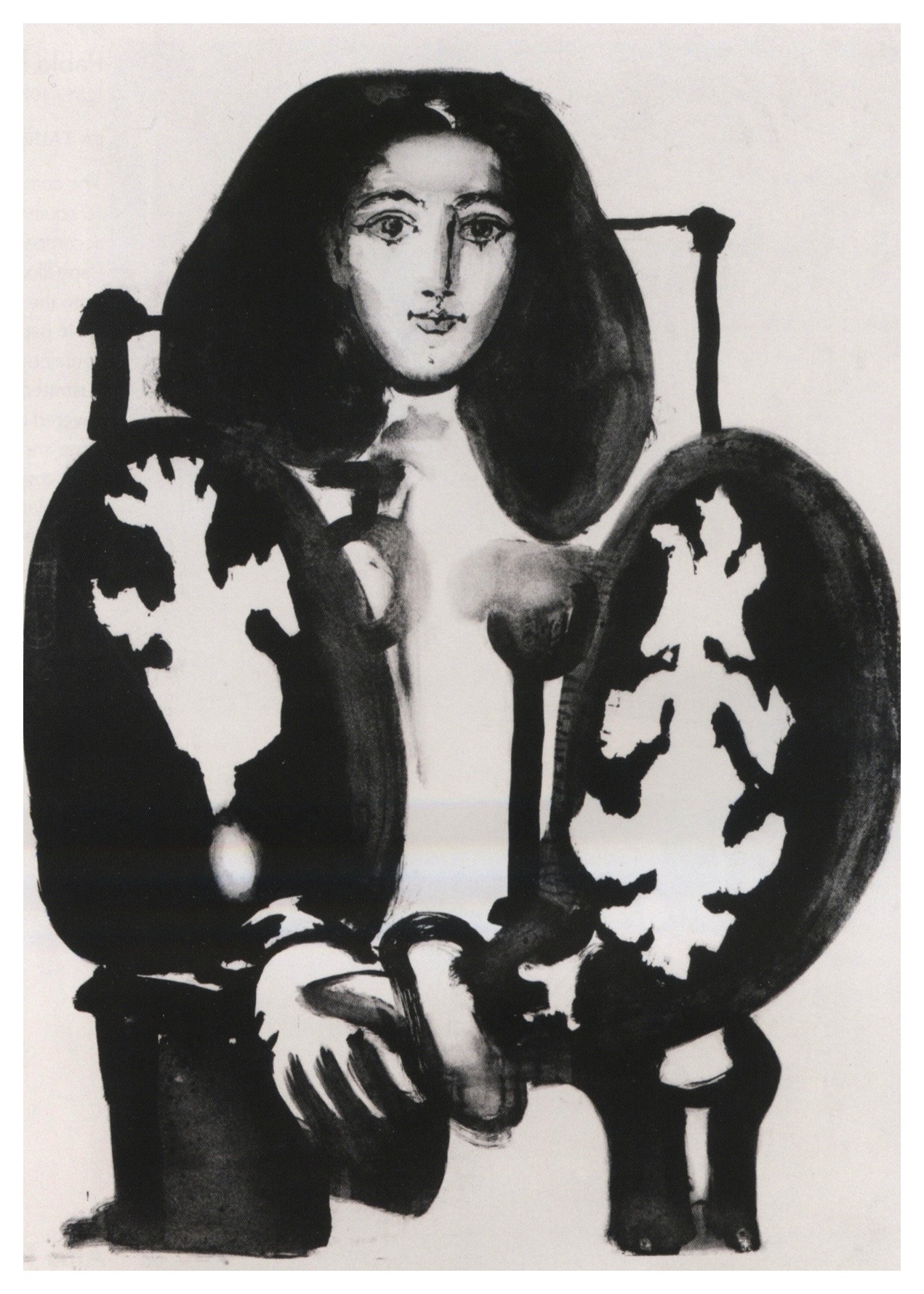 netlex:  Picasso’s 1948 lithograph of his partner, the painter Françoise Gilot