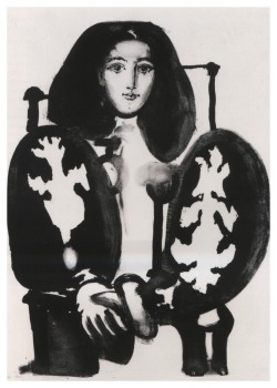 netlex:  Picasso’s 1948 lithograph of his partner, the painter Françoise Gilot 