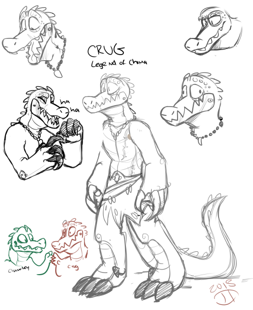 Some Doodles Of CrUG Fav Croc