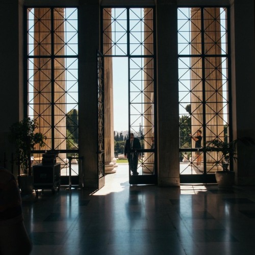 Seeking refuge from the scorching sun inside The Zappeion. #zappeion #athens #greece #travel #touris