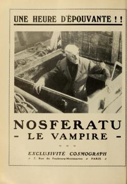 ronaldcmerchant:  NOSFERATU (1922) ad in