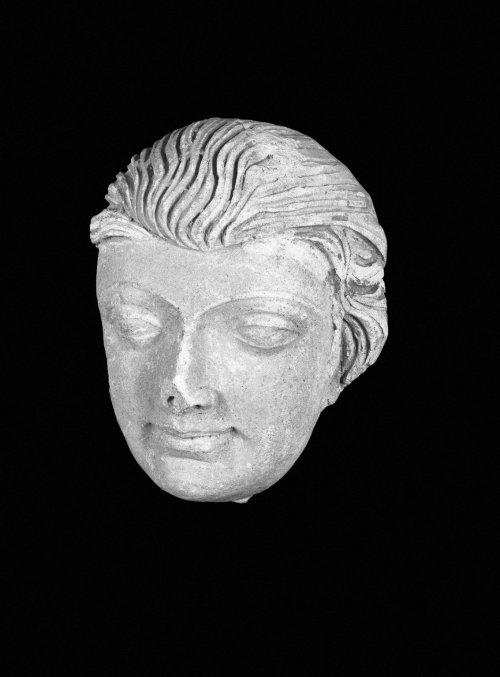 Head of a Male Figure, 4th century, Brooklyn Museum: Asian ArtSize: 5 7/8 x 7 ½ in. (15 x 19 