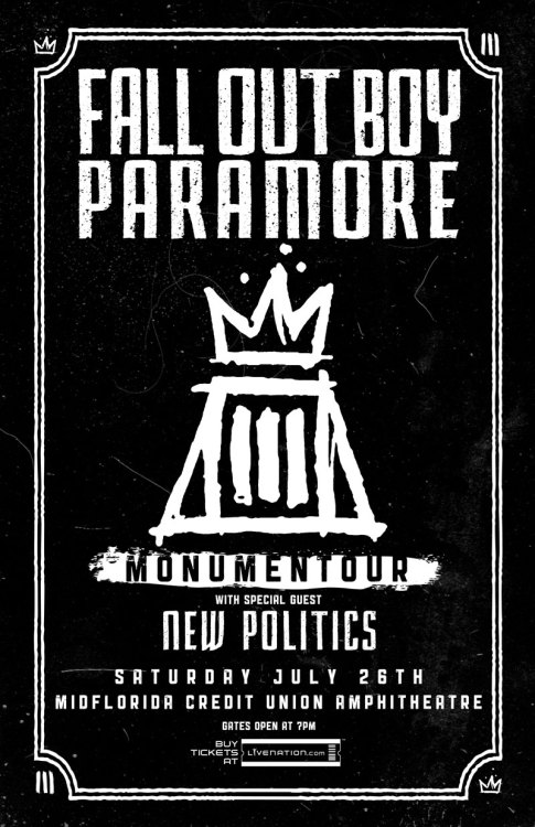 Warped tour on July 25th
Then THIS on July 26th!
July come sooner! Kthx!
Tickets: LiveNation.com