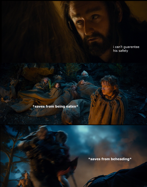 baeginshield: seriously thorin, bilbo does all the work around here