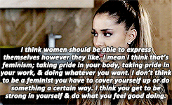 dailyarianagifs:  Being “empowered” is not the same as being a “bitch”.Having