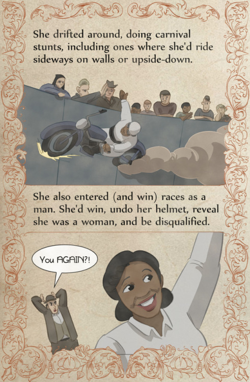 scatterations: screengeniuz: rejectedprincesses: Bessie Stringfield (1911-1993): The Motorcycle Q