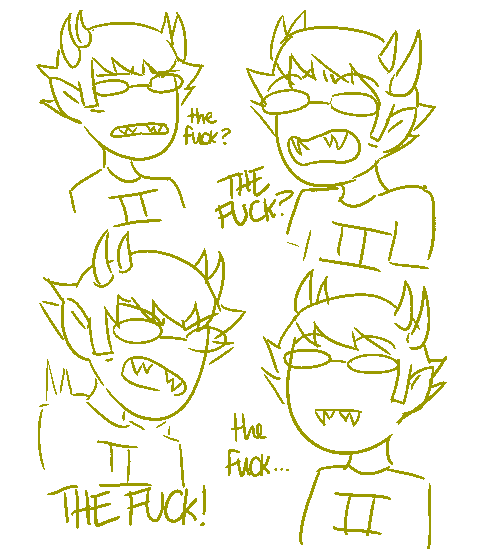 meowvgonspengler:  the various emotions of an alien nerdlord