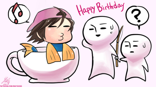 mayshing:
“@zeiva A small happy Bday gift~ :D Have a good one!
”
Hahahahaha! That’s so awesome! Thank you! xDDD;;;