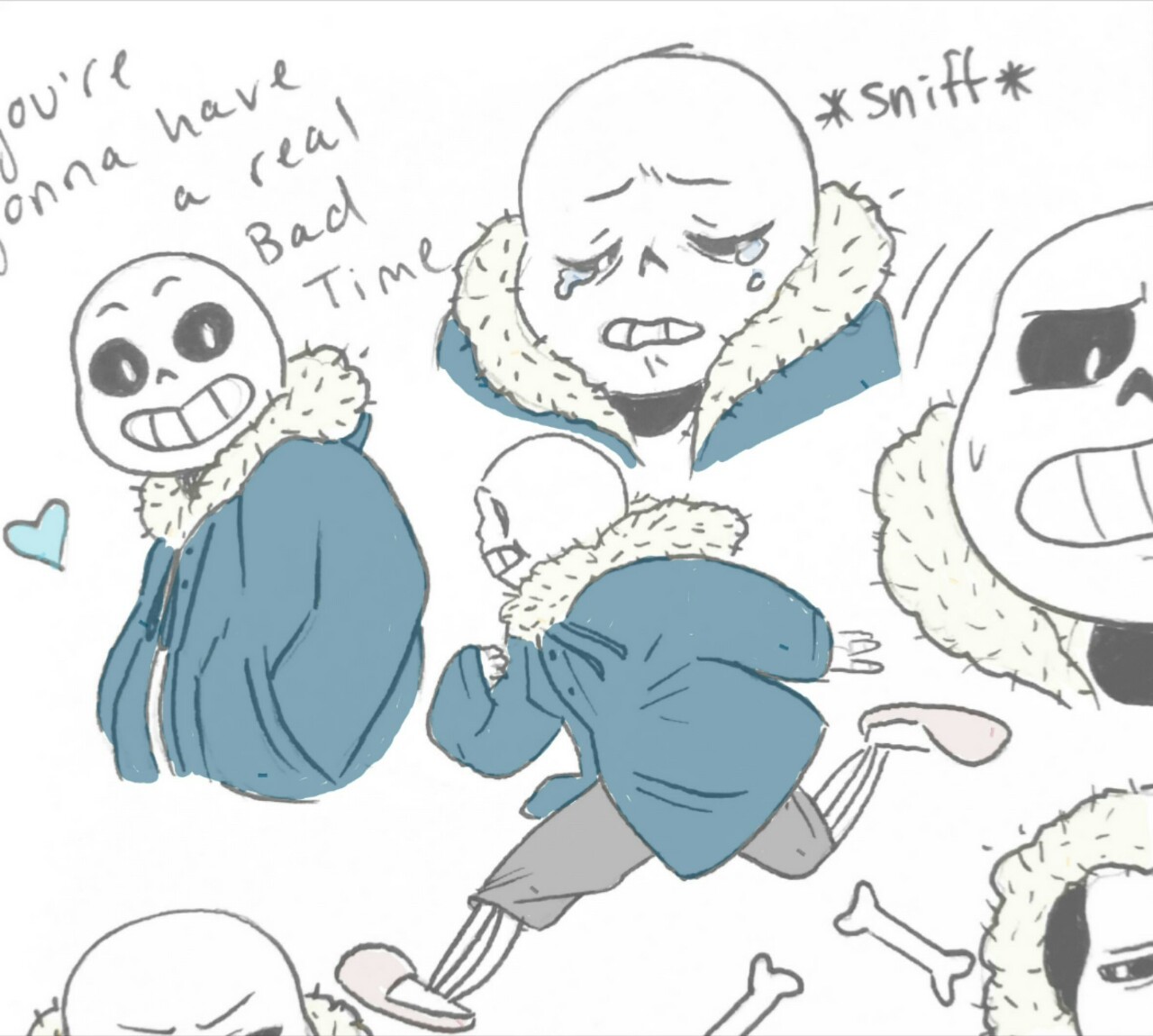 audriennemaiosborne:  SANS THE SKELEPUN  wait sorry SKELETON (you punks better appreciate