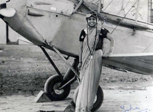 aviationfixation:Sarla Thakral was first Indian woman to fly. Born in 1914, she earned an aviation p