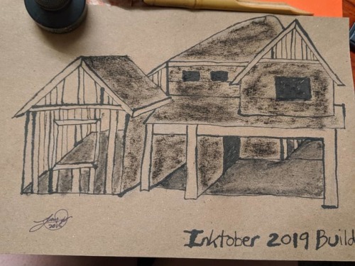Inktober 2019 Build #inktober #inktober2019 #build Https://www.instagram.com/p/B3QLPUgFR26/?igshid=4c3qwr8jehlp