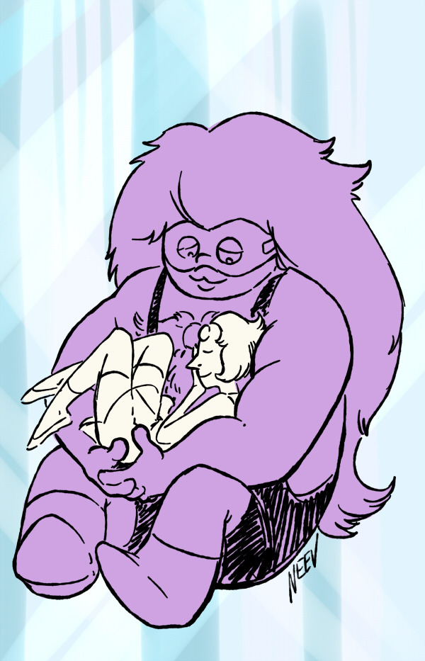 notcuddles:  As promised, queer gem cuties bein’ cute n queer. Posted at 3am because