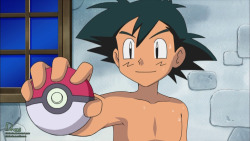 Th3Dm0N:  Ash Ketchum - After Workout Ash After Working Out With His Gliscor.original