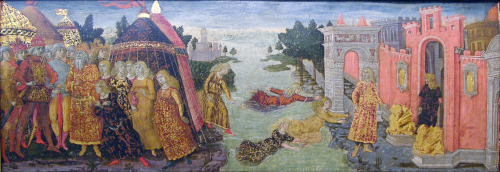 “The Legend of Cloelia” by Guidoccio di Giovanni Cozzarelli, c. 1480