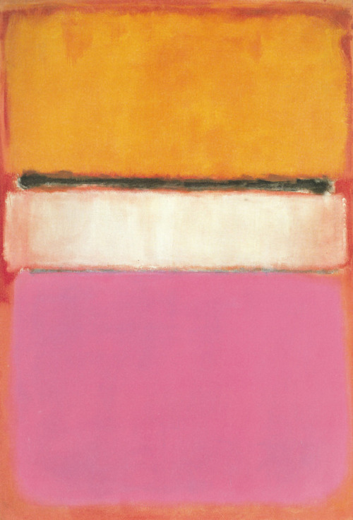 Mark Rothko, White Center (Yellow, Pink and Lavender on Rose), 1950