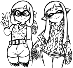 ktullynax:  inkling fashion   <3 <3