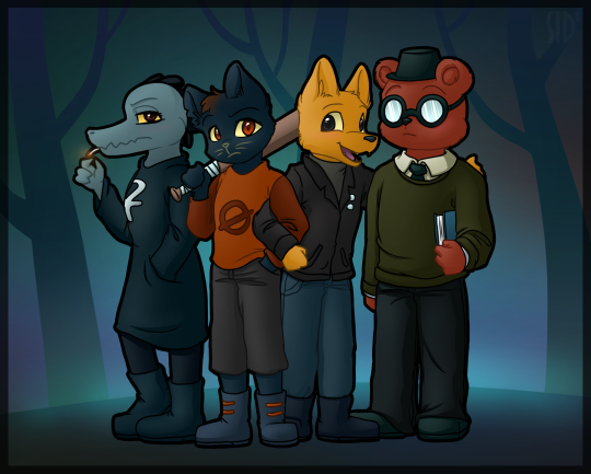 s1dni: Fast fanart for Night in the Woods game 