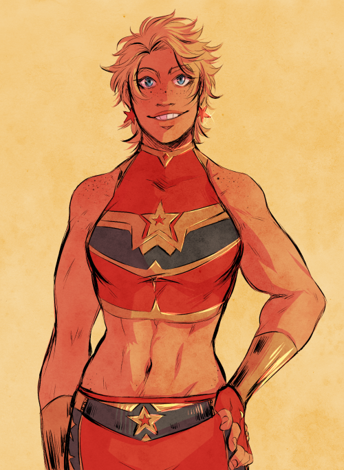 last-heroine:I drew wonder girl to warm up for my drawing sesh tonightwhy they changed her hair styl