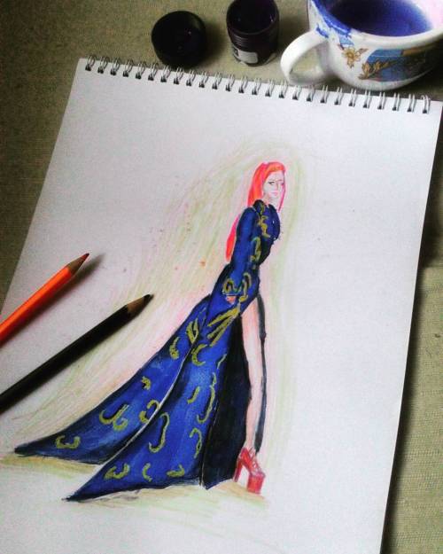 And then suddenly you missed doing the things that you do.#art #art #arttherapy #fashion #fashioni