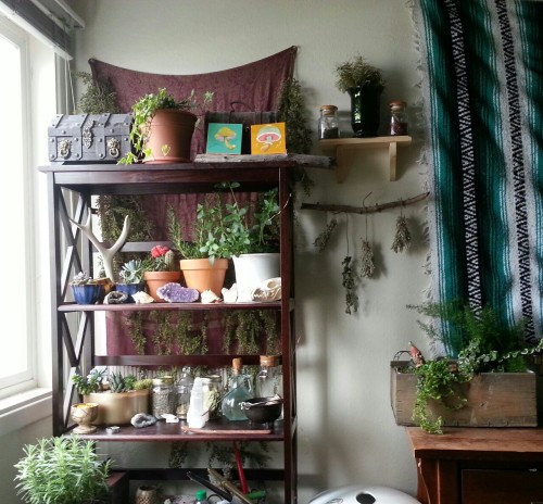 inspirationforasage: My magickal space is steadily growing ♥♥♥