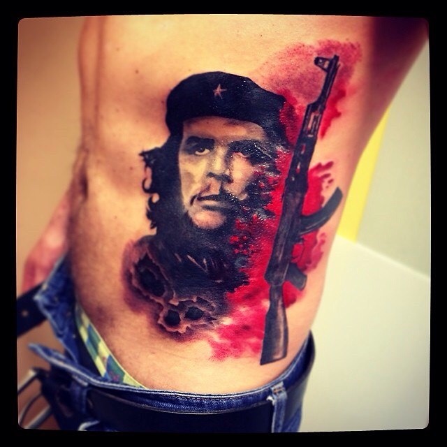 Man with che guevara tattoo Stock Photos and Images  agefotostock