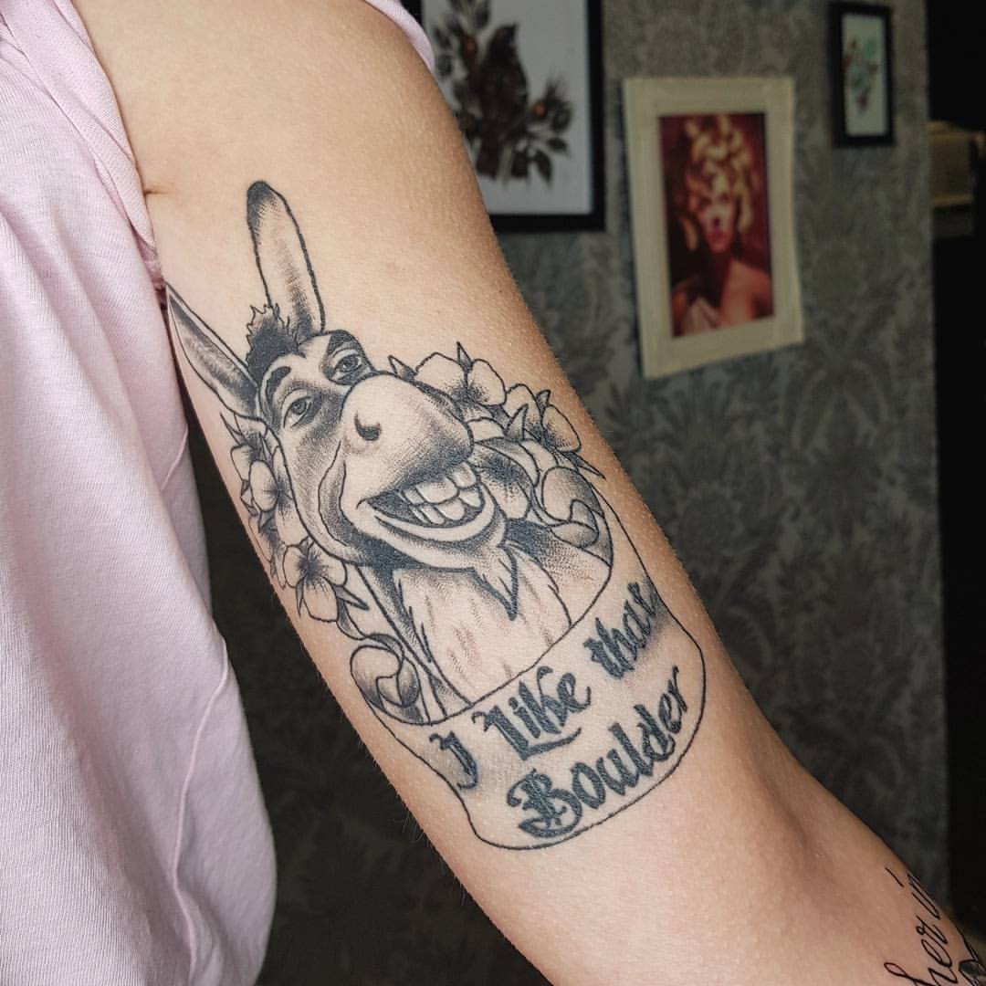 Donkey  Disney tattoos Movie tattoos Cute tattoos