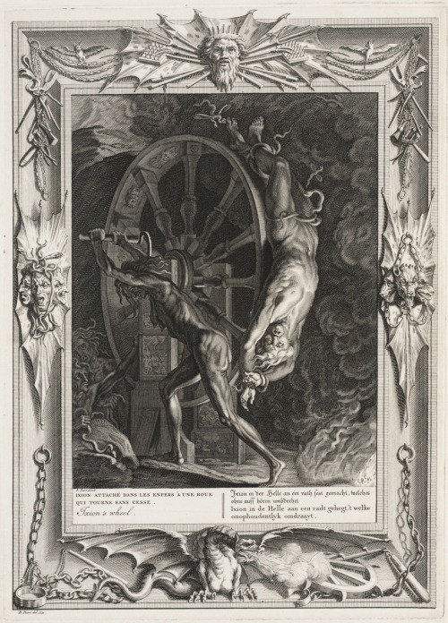 Ixion’s Wheel (c.1733 / Engraving) - Bernard Picart