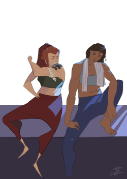 sneakyywitchthief:You can’t tell me they wouldn’t be workout buddies.