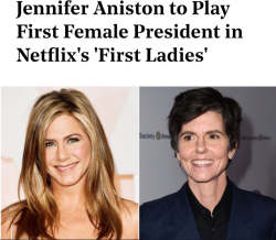 supremesapphic: buzzfeedlgbt: Tweets via (x)The show will be written by Notaro and Stephanie Allynne, who are married in real life, and the project was based on an original pitch to the network by the couple.Read more here what kind of raw lesbian power