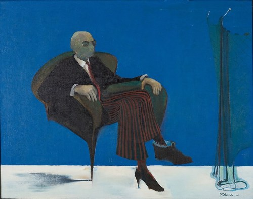 Gentleman -  Paavo Tolonen , 1969Finnish,1936-2009Oil on canvas