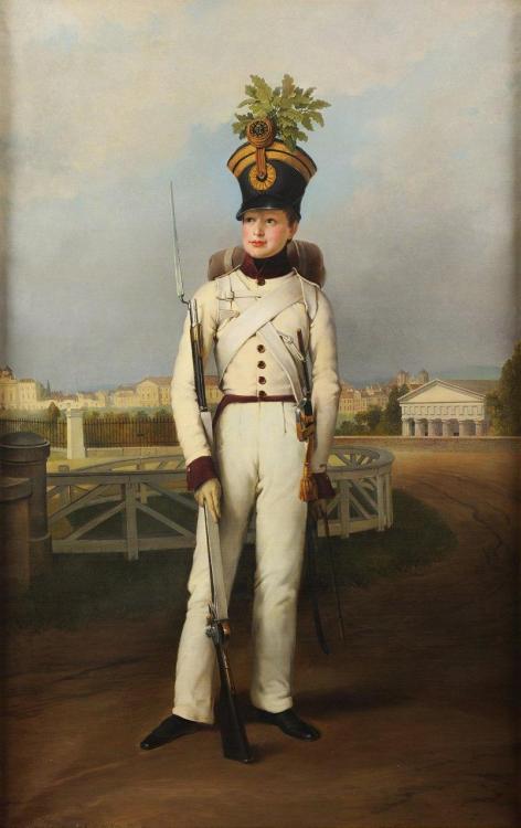 Johann Peter Krafft - Napoleon II (Napoleon only son), portrait in Austrian uniform, Johann Peter Kr