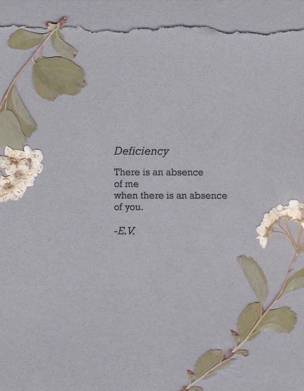 evwritings:  Deficiency | evwritings