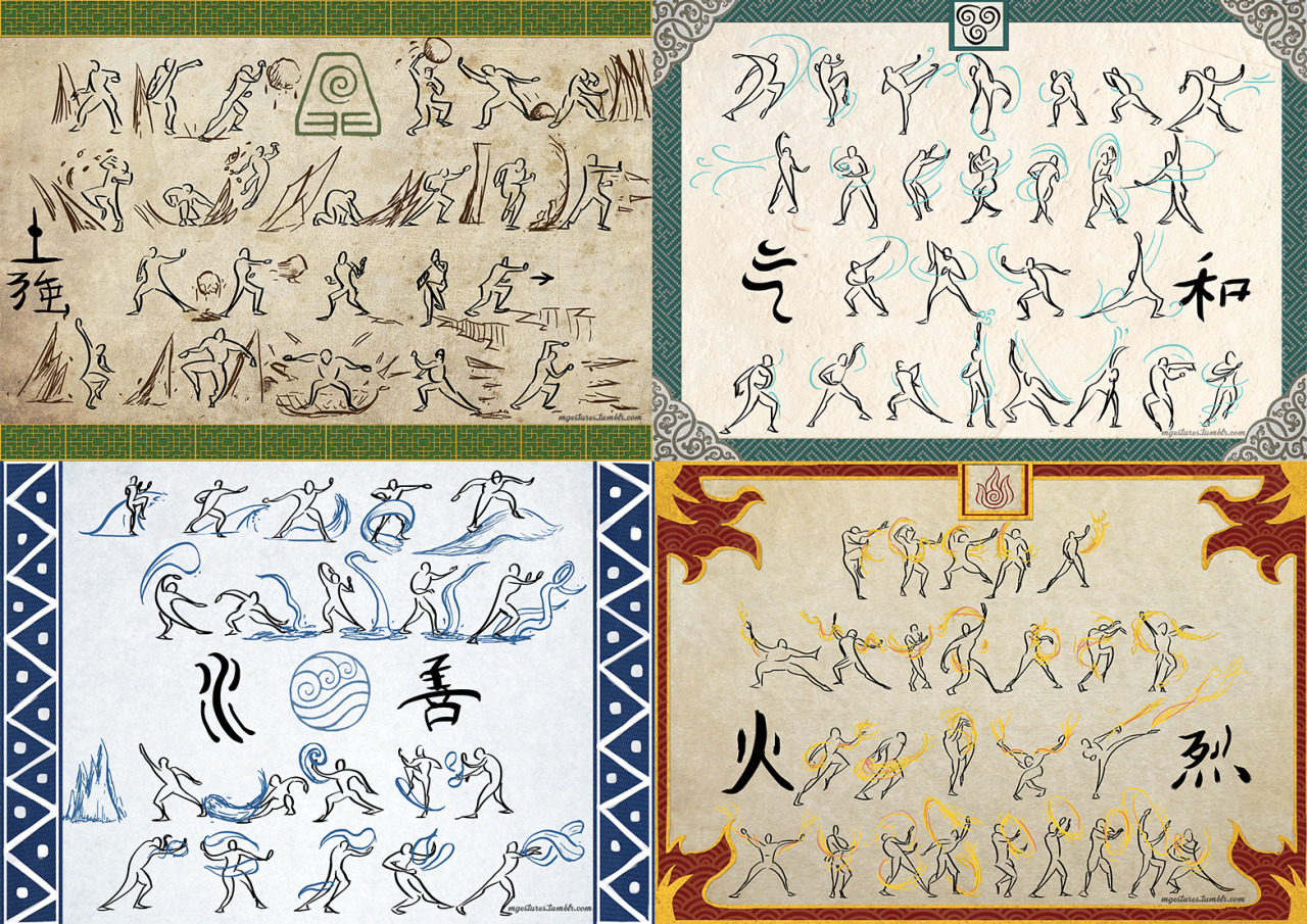 Private Fire's Page — mgestures: Avatar Bending Scrolls! Based on the...