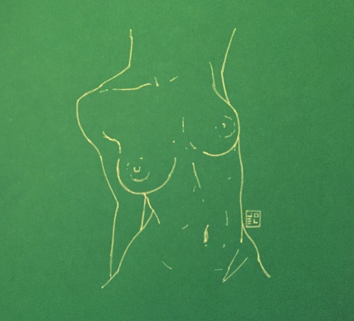 jotatsu:  Torso study  — Instagram | Tumblr porn pictures