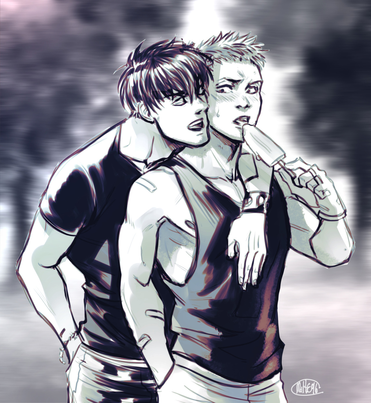 multieleonora96:  Just a doodle. I have a bad headache today…  