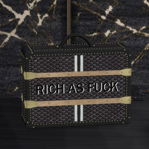  Goyard ‘Rich as F–K’ Kris Jenner Inspired Suitcase      Now on my Patreon!DOWNLOA