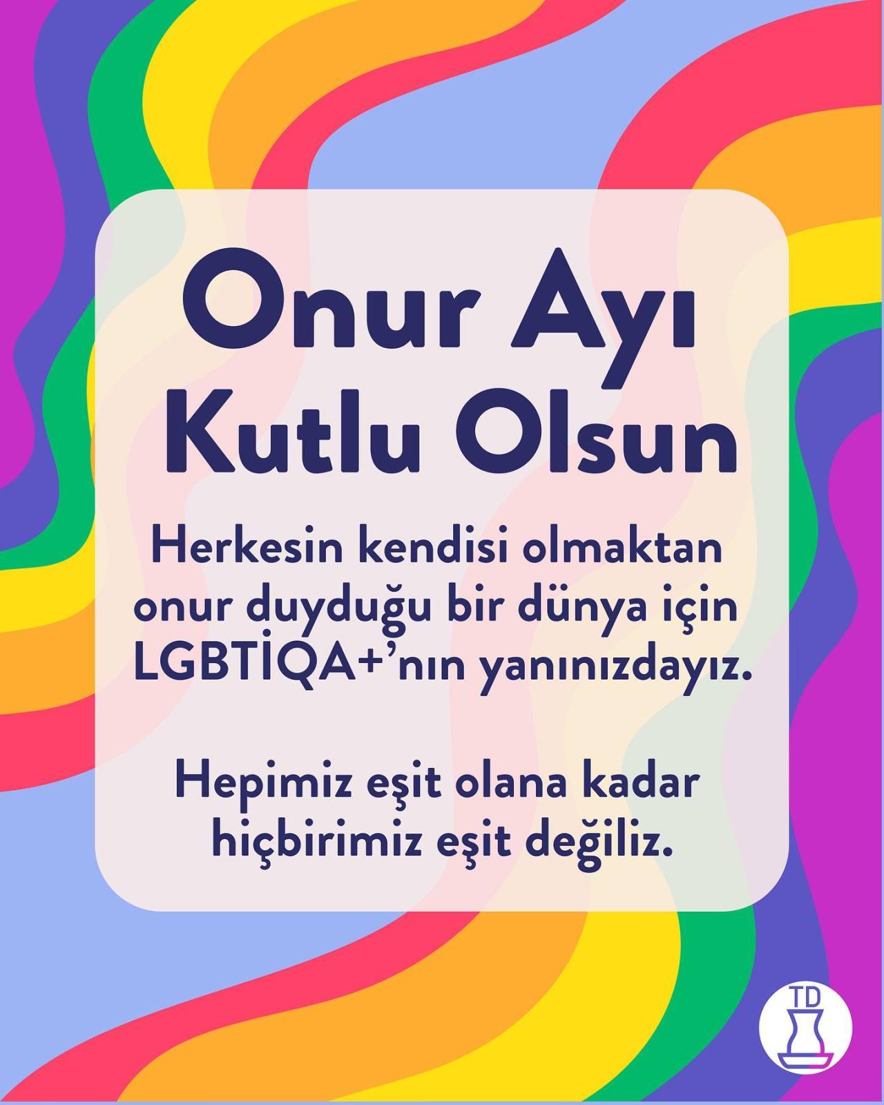 Onur Ayı Kutlu Olsun 🏳️‍🌈...