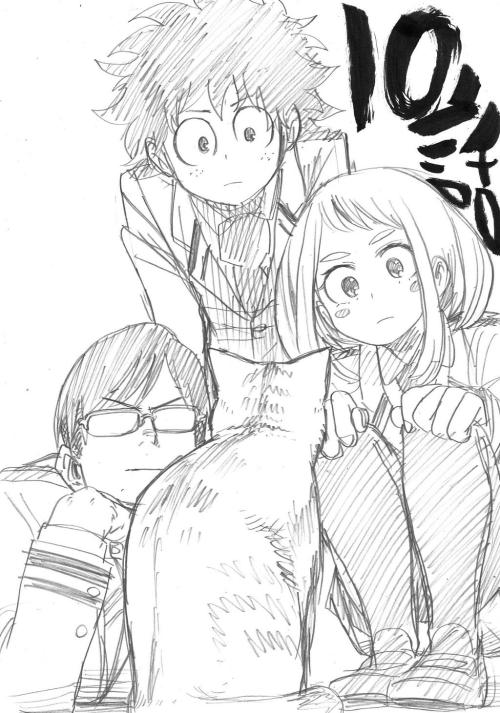 orangechoochootrain:  @horikoshiko Horikoshi Kouhei’s twitter. 