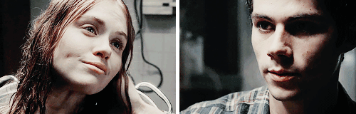 yeahstydia:  Stydia   staring at each other through the seasons 
