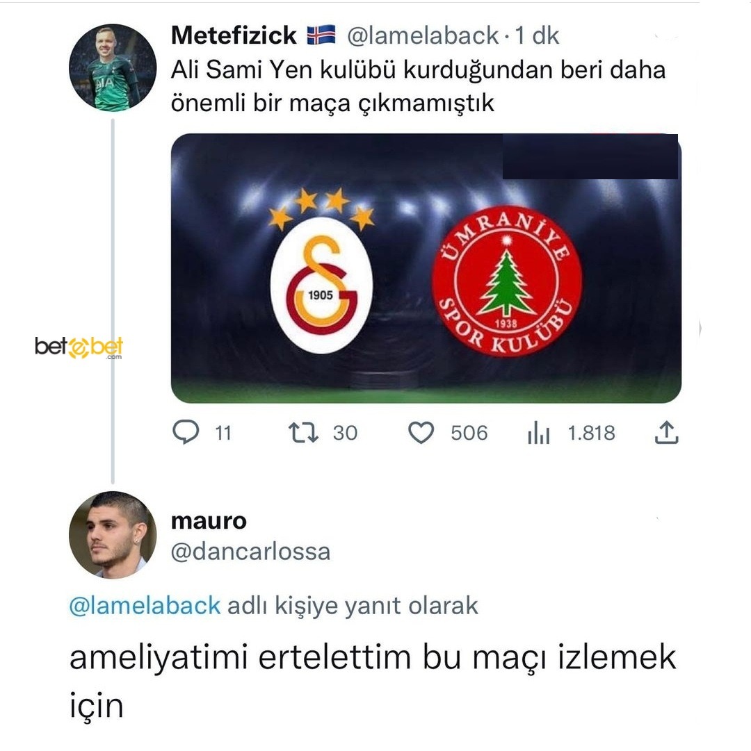 Yok be kızım ne fanatiği...