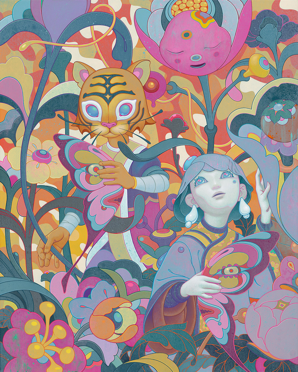 supersonicart: James Jean, Recent Work. Recent paintings from contemporary master