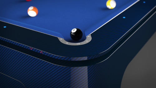 Bugatti x IXO (Iconic Xtrem Objects) Carbon Fiber Pool Table!