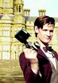 not-john-watson:  He looks like your sassy best friend who has just acquired a new gadget.